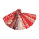 thumbnail image 1 of 40 piezas de tiras de tela para acolchado en rollo, tiras prácticas para manualidades, patchwork. Rojo, 1 of 9