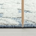 thumbnail image 4 of Transitional 2x8 Area Rug (2'3'' x 7'3'') Floral Blue, Cream Indoor Runner Easy to Clean, 4 of 8
