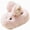 W210-Pink, variant on Cdudpw Kids House Slippers Boys Girls Comfort Cartoon Bunny Pattern Slip On Indoor Outdoor Casual Slippers(W210-Pink)