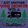 thumbnail image 3 of CafePress - Wine Drinker Camping White T Shirt - Womens Tri-blend T-Shirt, 3 of 4