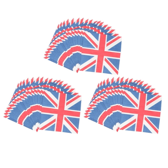 UPGRATOR British Flag Printing Napkin Decorative Tissue Paper for Graduation Celebration and Parties