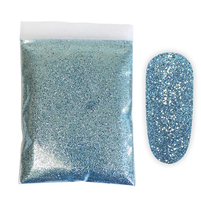 Polvo brillante para uñas, purpurina fina de azúcar para decoración de uñas, lentejuelas para manicura, 20 colores, 0,2mm, 10g