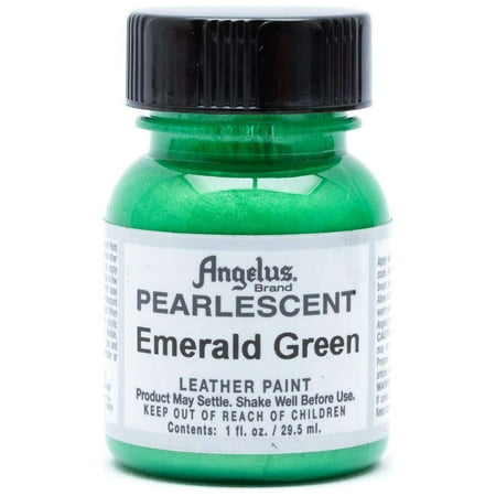 UPC: 0086366714577 | Angelus® Pearlescent Leather Paint  1 oz.  Emerald Green