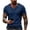Navy, variant on LWavelet V Neck Mens T-Shirts Short Sleeve Summer Comfort Shirts for Men Classic Casual Summer Basic Tee Shirt