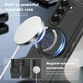 thumbnail image 5 of ELEHOLD Case for Samsung Galaxy Z Fold 7, Shockproof Magnetic Phone Case with 360° Ring Kickstand,Black, 5 of 7