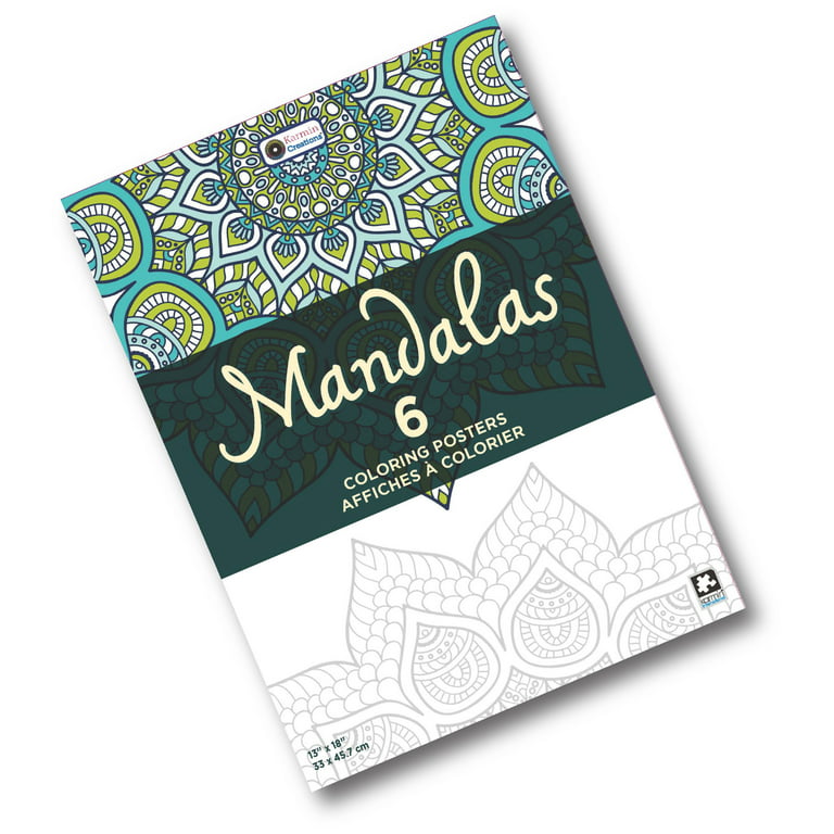 Free: 1 BNIP Mandalas Felt Coloring Poster 11x15 w/Markers + (Bonus 2 Color  Books w/GIN) Free Shipping - Posters -  Auctions for Free Stuff