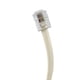 thumbnail image 2 of Extensión telefónica lisa cable plano, 7.62 m marfil, blanco, 2 of 4