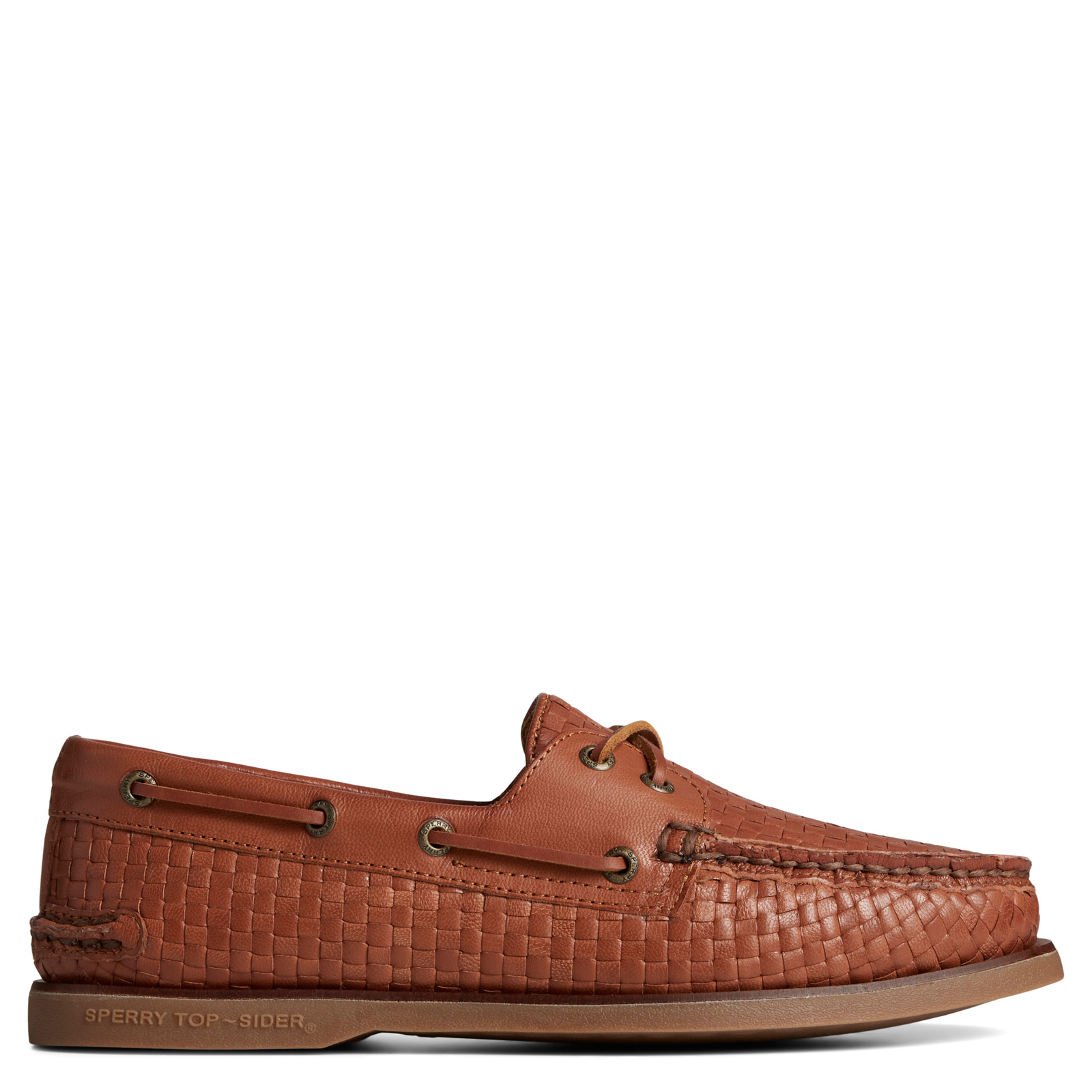 Sperry Mens Leather Woven Loafers - Walmart.com