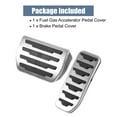 thumbnail image 3 of Unique Bargains 2pcs Brake Pedal Pad Gas Accelerator Pedal Cover for Land Rover Discovery Sport 2015-2019, 3 of 7