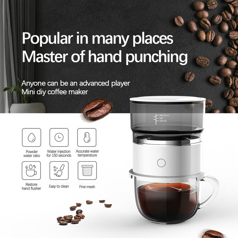 Drip Type Coffee Machine Battery Powered Coffee Appliance Coffee Maker  Espresso Machine for Camping 