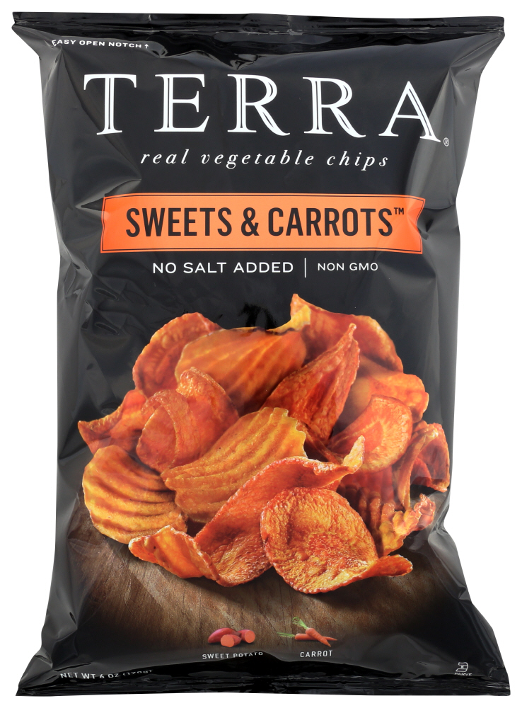 Terra Sweets And Carrots Real Vegetable Chips, 6 Oz