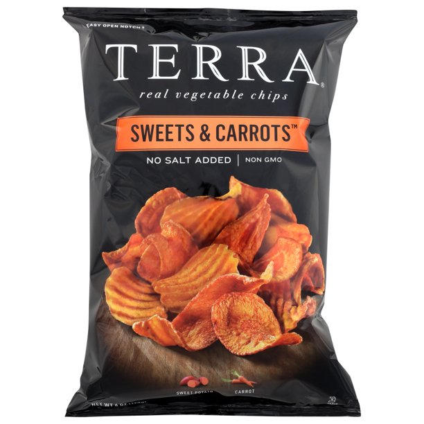 Terra Sweets And Carrots Real Vegetable Chips, 6 Oz