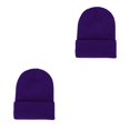thumbnail image 1 of Gorros Beanie Minnieouse Unisex Ajustable a prueba de viento Ciclismo Esquí Morado oscuro 2piezas, 1 of 5