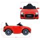 thumbnail image 2 of Carro Eléctrico Niños Aeiou B008 Audi Tactopiel Llantas Eva Rojo, 2 of 8