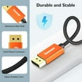 thumbnail image 2 of DP Displayport to HDMI Adapter Cable 6FT 4K@60Hz, Ixever Display Port to HDMI Cable Cord UHD 4K for Monitor, Projector, DP to HDTV, 2 of 6