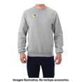 thumbnail image 3 of Sudadera Fruit Of The Loom para Hombre de Felpa Cuello Redondo Lisa Gris Talla EG, 3 of 4