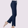 thumbnail image 3 of ameIAEA Sweatpants for Women with Pockets Elastic Waist Drawstring Slit Workout Athletic Pants, 3 of 7