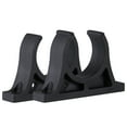 thumbnail image 3 of 2PCS Plastic Boat Paddle Fixed Buckle Kayak Paddle Holder with 4PCS Screws (Black), 3 of 7