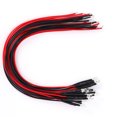 thumbnail image 2 of 50 Uds diodo cableado cabeza redonda luminosa resaltado enchufe recto cuentas LED 12V 3mm, 2 of 8