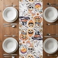 thumbnail image 6 of Pumpkins Halloween Table Runner - 70 Inch Long, Kitchen Dining Table Runner Dresser Scarves, Skull Candy Candle Cute Ghost Farmhouse Decor for Coffee Tables Wedding Party Banquet, 6 of 8