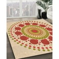 thumbnail image 3 of Ahgly Company Machine Washable Indoor Rectangle Transitional Khaki Gold Area Rugs, 2' x 5', 3 of 7