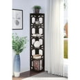 thumbnail image 2 of Convenience Concepts Omega Five-Tier Corner Bookcase in Espresso Wood Finish, 2 of 8