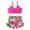 Hot Pink, variant on Toddler Girl Swimsuit,Girls Bathing Suit Kids Toddler Baby Girls Spring Summer Print Cotton Sleeveless Vest Skirts Thing For Party Decorations Outfits
