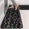 thumbnail image 2 of Kitchen Rugs Sets Of 2,Multicolor Christmas Light Pattern Anti Fatigue Kitchen Mat Rugs Non Slip Washable,Decorative Kitchen Floor Mats for Kitchen,Sink,Laundry,17"x47"+17"x47", 2 of 5