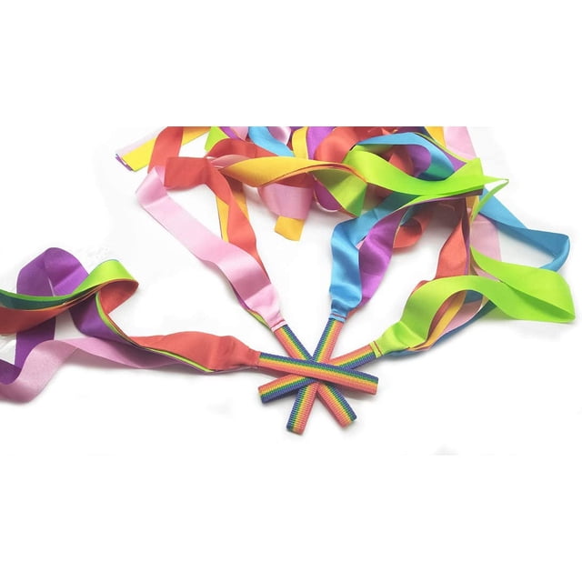 Woeilo Ruban Rythmique Rubans de Danse pour Bébé Fournitures de Fête 12 Pcs