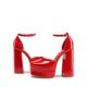thumbnail image 4 of Tacones Plataforma con Bloque Rojo Aurelia para Mujer DREAM PAIRS Talla 7, 4 of 6