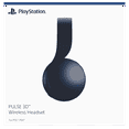 PlayStation PS5 Pulse 3D Wireless Headset Midnight Black with Dual Mic