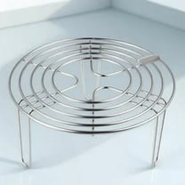 LOLIPPYY 1-Pack Round Stainless Steel Steamer Plate for Pot, 304 Cooking Accessory for Kitchen