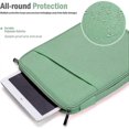 thumbnail image 4 of Tablet Carrying Case With 9-11 Pocket Compatible With Ipad,green, 4 of 5