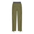 thumbnail image 4 of LilyLLL Womens High Waist Combat Cargo Trousers Casual Pull On Jogger Trousers, 4 of 4