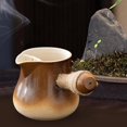 thumbnail image 1 of Tetera de cerámica de 500ml con filtro de té, tetera de hojas sueltas, Infusor de té con mango antiescaldaduras para restaurante doméstico de Hotel Marrón BLESIY Tetera, 1 of 8