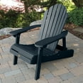 thumbnail image 3 of Highwood's Hamilton Adirondack Chair - Folding & Reclining, Outdoor, Eco-friendly, Synthetic Wood, 3 of 8