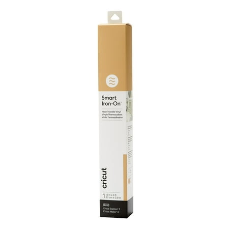 UPC: 0093573569524 | Cricut® Smart Iron-On™ Vinyl (3 ft) – Gold  13  x 36