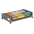 thumbnail image 1 of Under Bed Storage Container, Dustproof Space Saving Clear Lid Easy Cleaning Under Bed Rolling Drawer 4 Wheels  For Bedroom, 1 of 9