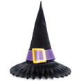 thumbnail image 1 of 11" Witch Hat Halloween Centerpiece Decoration, 1 of 2