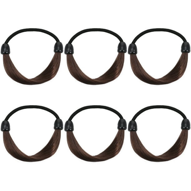 6 piezas mujeres elásticas cuerdas para el cabello lazos para el cabello tocado bandas para el cabello accesorios para el cabello