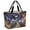 Sepia, Navy, Crimson, Gold, variant on Eagle American Flag Beach Bag for Women, Large Breathable Mesh Beach Tote Bag, Independence Day Star Clouds USA Sandproof Lightweight Travel Bags for Vacation Picnic Swimming Pool 15.7"x15.7"x9.1"
