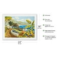 thumbnail image 2 of Laguna Gazebo - Heisler Park - Laguna Beach California - From an Original Watercolor Painting by Robin Wethe Altman - Japanese Unryu Rice Paper Art Print (Unframed) 18 x 24 in, 2 of 4