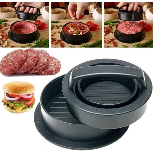 Presse à Hamburger Professionnelle En Fonte D'Aluminium - Galettes Parfaites Et Uniformes