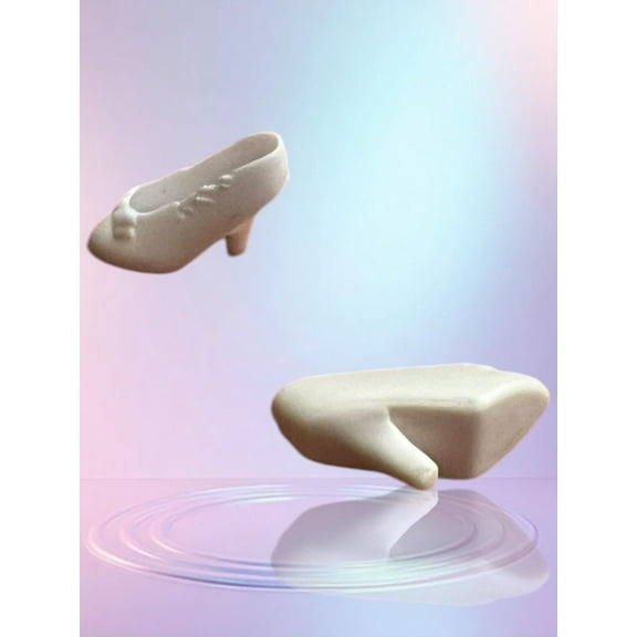 Doll Shoes White Pumps Small Heel