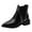 Women a.Black Shoes, variant on Tuphregyow Women's Vintage Western Style Leather Calf Boots with Hidden Wedge Heel and Zipper Closure Black 40