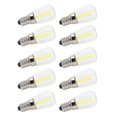 thumbnail image 2 of 10 Pack E14 LED Bulbs 1.5W Small Screw Light Bulbs Warm White Energy Saving for Chandelier Ceiling Wall Desk Lamps Clear Glass AC110V Superior Brightn, 2 of 5
