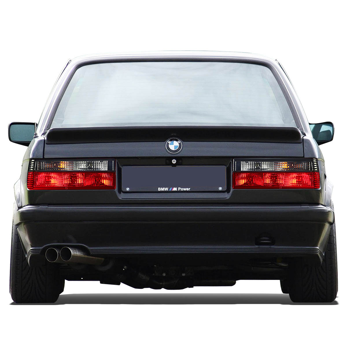 Dna Motoring Tl E3083 Rd Sm For 1984 To 1991 Bmw E30 3 Series Pair Of Smoked Lens Red Rear Brake Signal Tail Light 85 86 87 88 89 90 Walmart Com Walmart Com