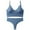 Blue, variant on Darzheoy Bras for Women No Underwire Women's No-steel Ring Gathering No-marking Breathable Sling Sports Underwear Briefs Suit Women Bra L