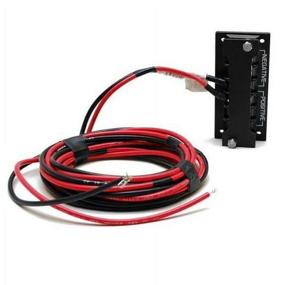 Standard Boat Terminal Block | 4 1/2 x 2 1/8 Inch Black Plastic