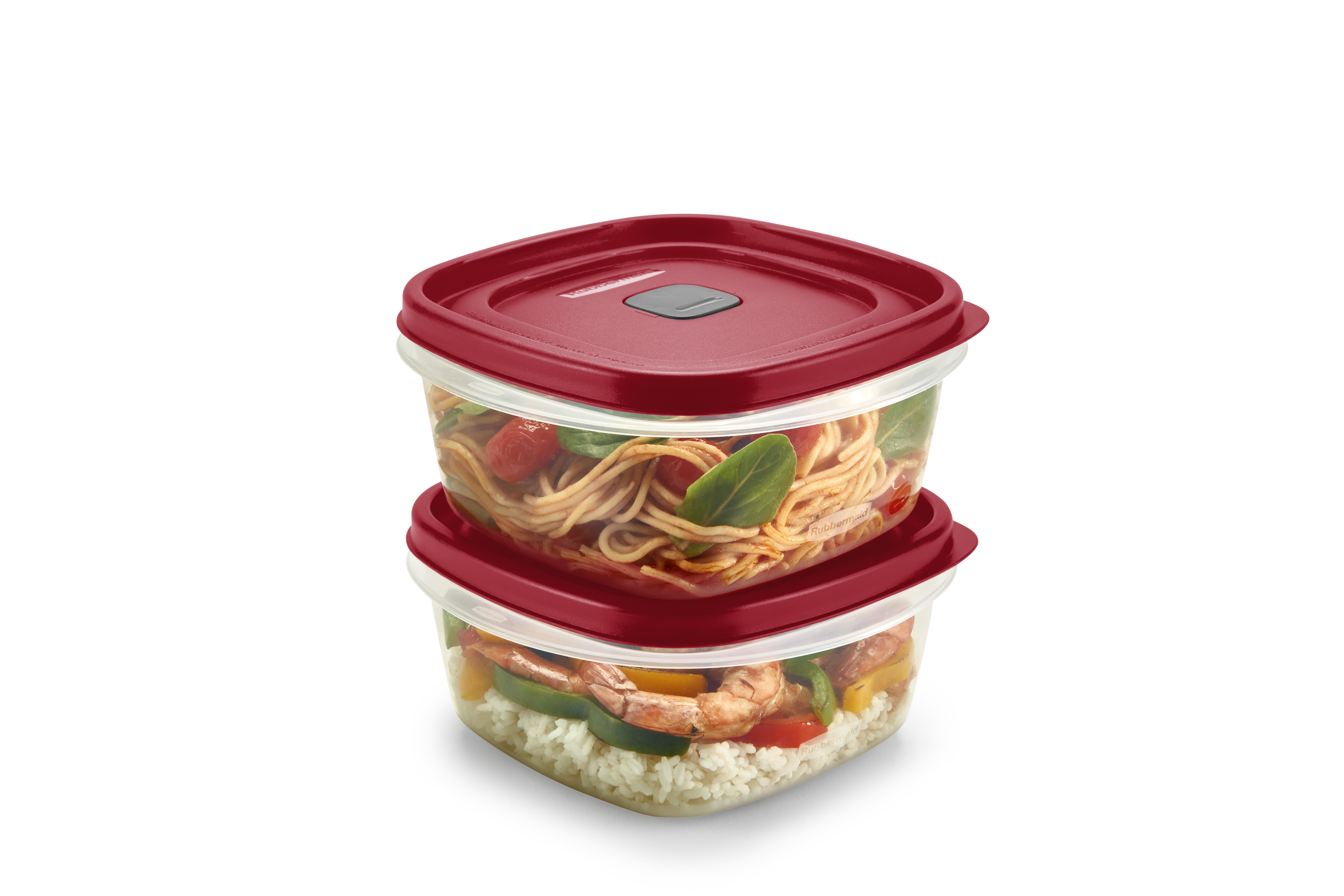 Rubbermaid, Easy Find Lids, Food Storage Containers with Vented Lids, 28-Piece Set - image 4 of 12